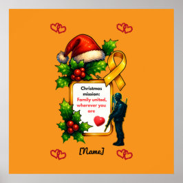 Póster Military Christmas Family Matching – Christ
