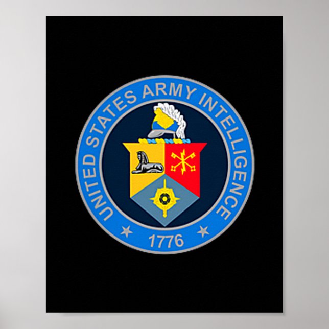 Póster Military Security Agency Intelligence Corps Vetera (Frente)