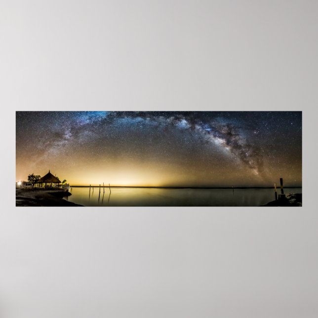 Póster Milky Way over Florida Bay (Frente)