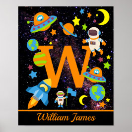 Póster Milkyway Kids Outer Space