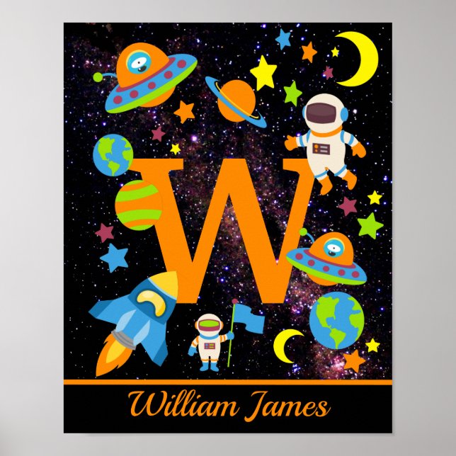Póster Milkyway Kids Outer Space (Frente)