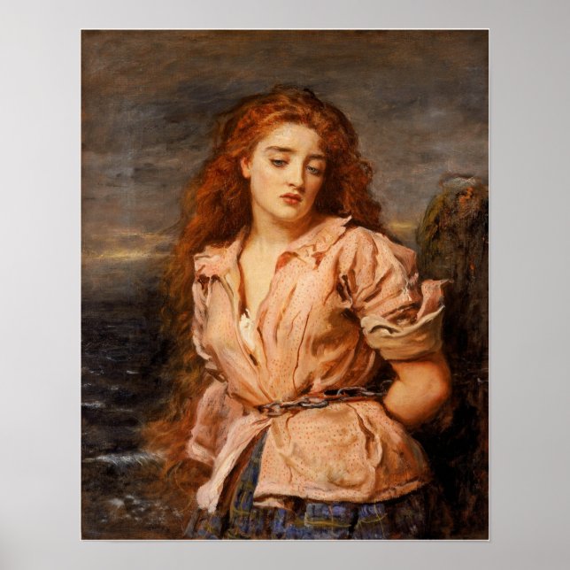 Póster Millais - El Mártir De La Vía Soleada 1871 (Frente)