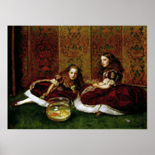 Póster Millais - Horas de descanso 1864