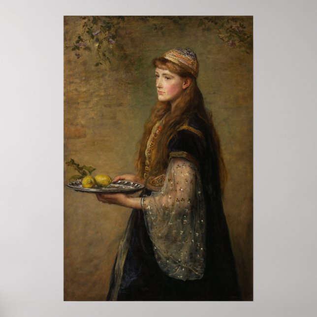 Póster Millais - La cautiva (Frente)