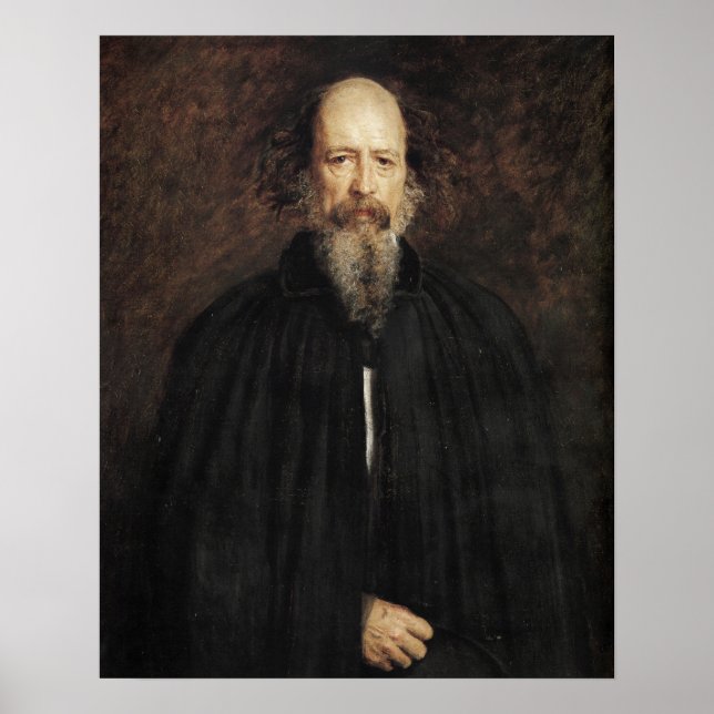 Póster Millais - Lord Alfred Tennyson 1881 (Frente)