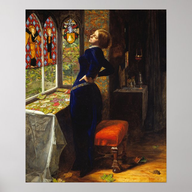Póster Millais - Mariana (Frente)