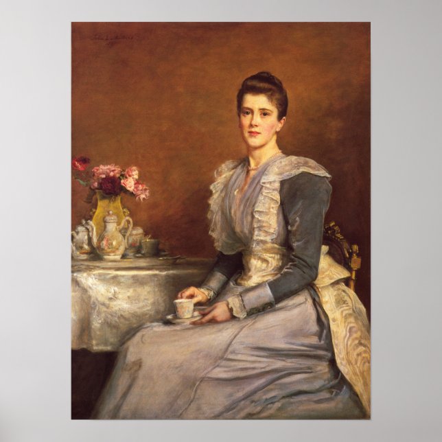 Póster Millais - Mary Chamberlain 1891 (Frente)