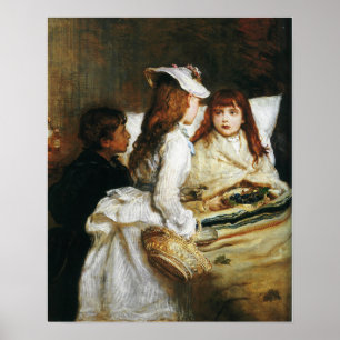 Póster Millais - Mejorando 1876