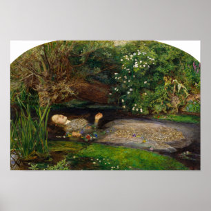 Póster Millais - Ophelia