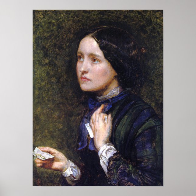 Póster Millais - Tarjetas de matrimonio (Frente)