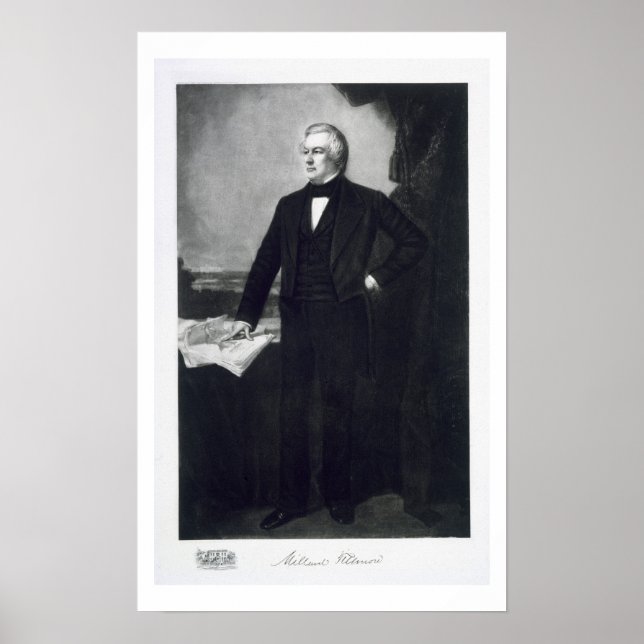 Póster Millard Fillmore, 13° Presidente de los Estados Un (Frente)