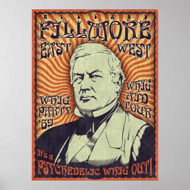 Póster Millard Fillmore - ¡Lárgate! (Frente)