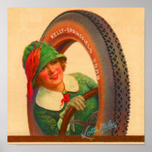 Póster Millas Lotta No. 1- Neumático Kelly-Springfields d