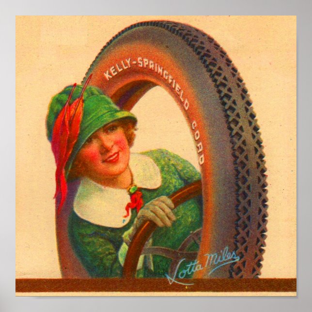 Póster Millas Lotta No. 1- Neumático Kelly-Springfields d (Frente)