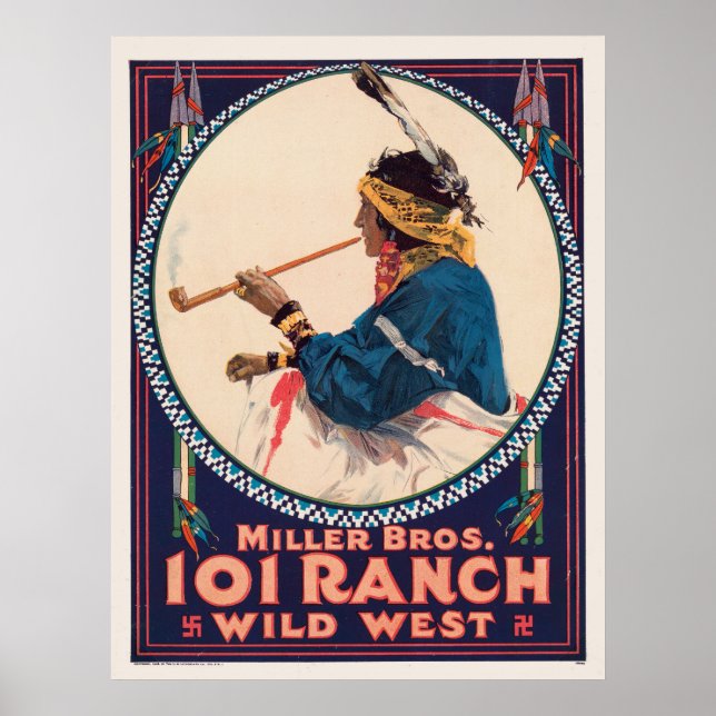 Póster Miller Bros. Ranch 101, Poster de Círculo Oeste Sa (Frente)