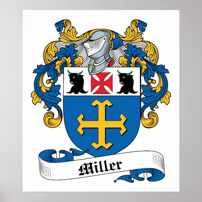 Póster Miller Family Crest Poster (Frente)
