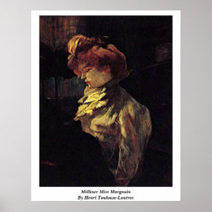 Póster Milliner Miss Margouin Por Henri Toulouse-Lautrec