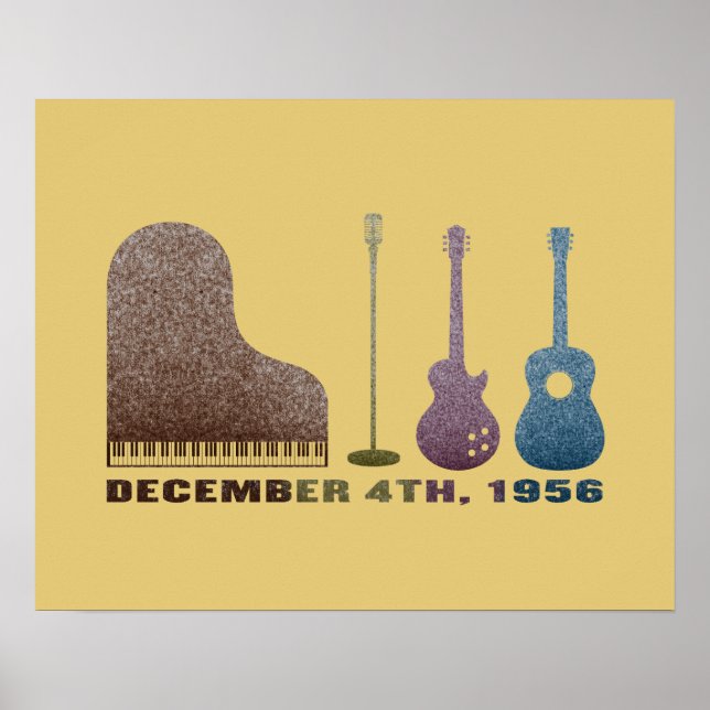 Póster Million Dollar Cuartet Instruments - Color (Frente)