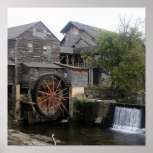 Póster Millo viejo en Pigeon Forge TN