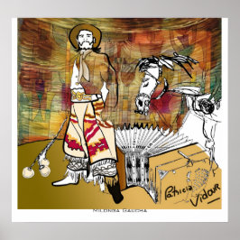 Póster Milonga Gaucha Tango
