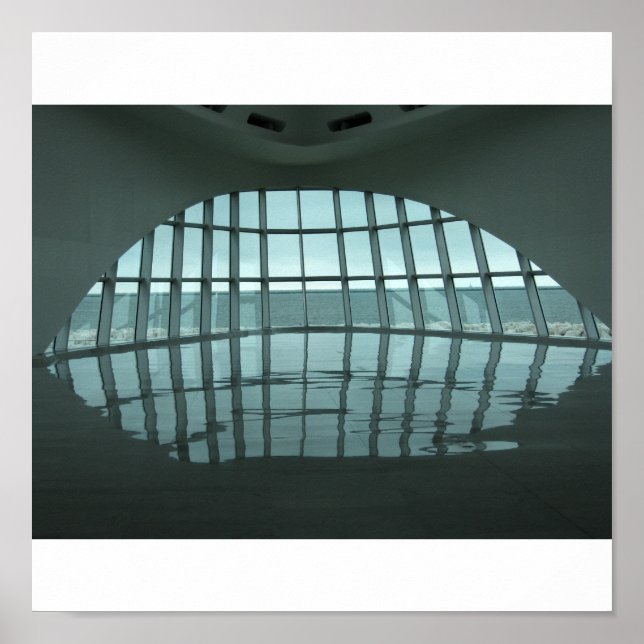 Póster Milwaukee Art Museum Lobby (Frente)