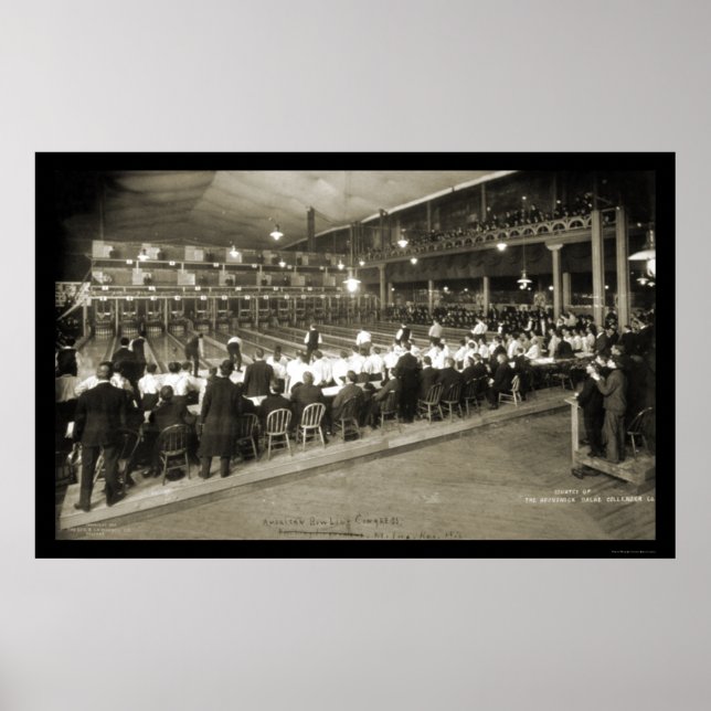 Póster Milwaukee, boliche de la Primera Guerra Mundial 2  (Frente)