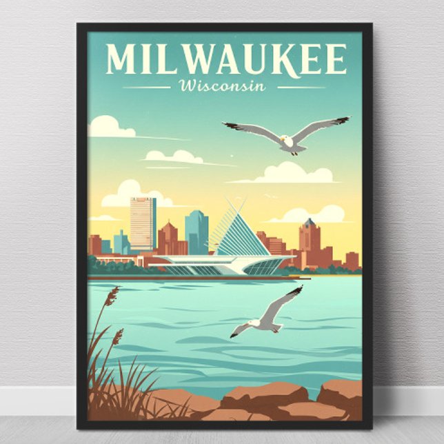 Póster Milwaukee Wisconsin antiguo (Subido por el creador)