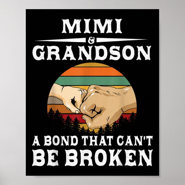 Póster Mimi And Grandson A Bond That Can't Be Broken  (Frente)