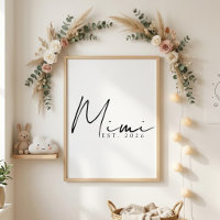 Mimi Atemporal EST Año Elegante Familia Script