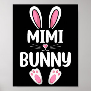 Póster Mimi Bunny Pareo Familiar Mimi Día de Pascua