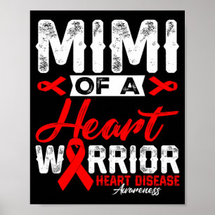 Póster Mimi de un guerrero del corazón Enfermedad del cor