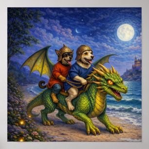 Póster "Mimos, Le encanta volar"