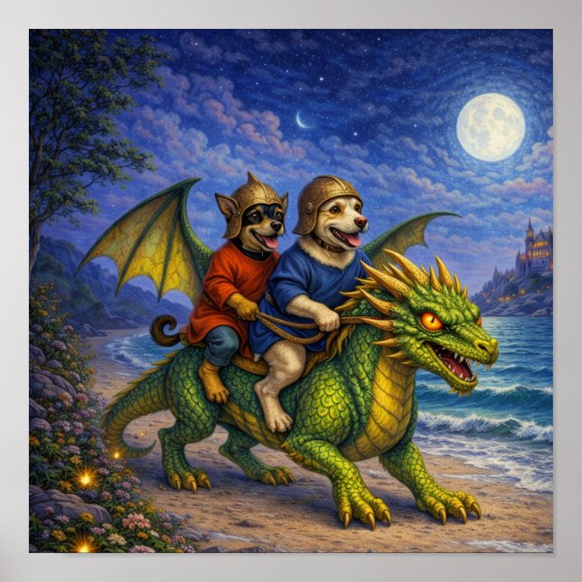 Póster "Mimos, Le encanta volar" (Frente)