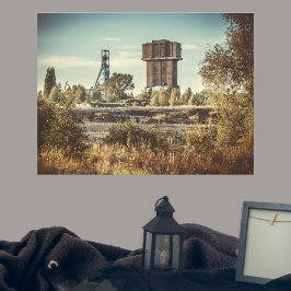 Póster Mina de carbón abandonada