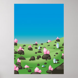 Póster Mina de diamantes