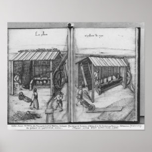 Póster Mina de plata de La Croix-aux-Mines, Lorena