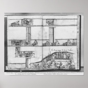 Póster Mina de plata de las Croix-aux.-Minas del La,