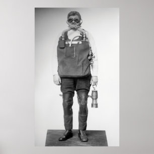 Póster MINA RESCUER c. 1912