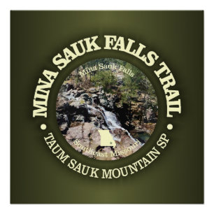 Póster Mina Sauk Falls (rd.)