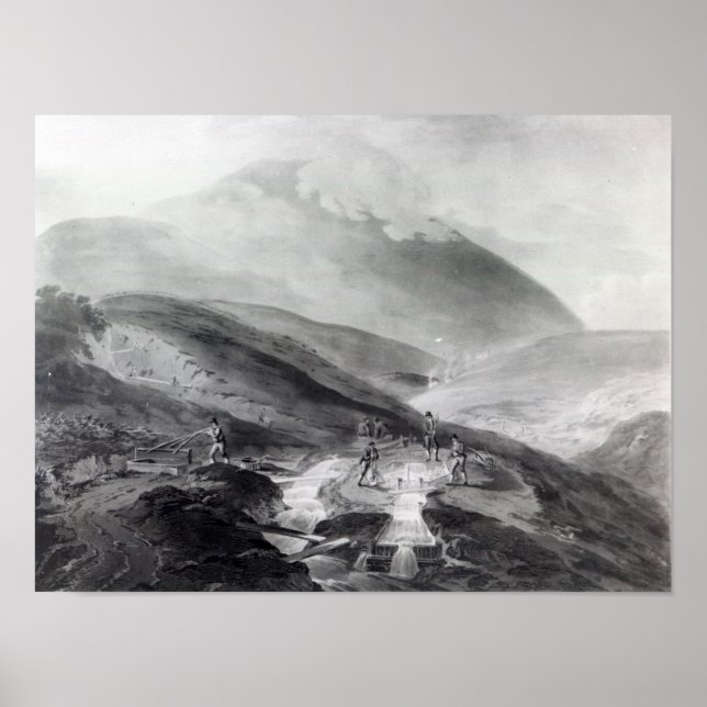Póster Minas de oro, condado de Wicklow (Frente)