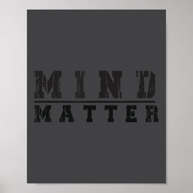 Póster Mind Over Motivational Stoic Philosophy Insrationa (Frente)
