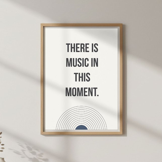 Póster Mindful Living Quote. Calm Minimal (Subido por el creador)