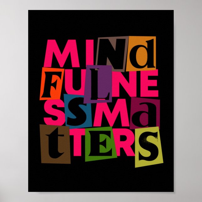 Póster Mindness S Pegatina (Frente)