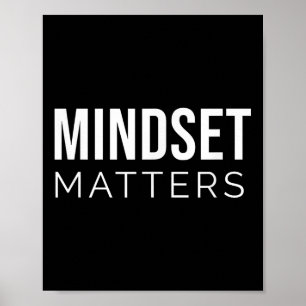 Póster Mindset S Motivación Emprendedor Cita De Lema T