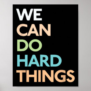 Póster Mindset Teacher cita dichos motivacionales Teachi