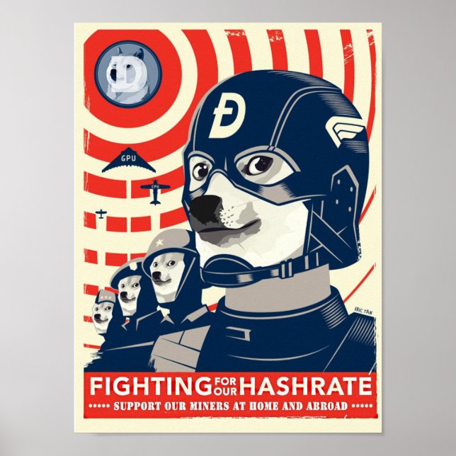 Póster Mine Dogecoin Poster (Frente)