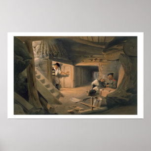 Póster Mine of the Bastion du Mat, plate from 'The Seat o