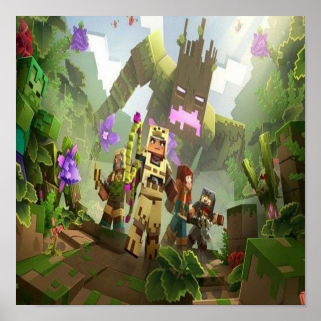 Póster Minecraftdungeons (Frente)