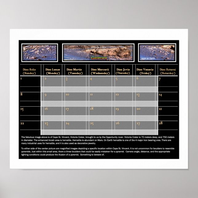 Póster Minerales de Mar (Frente)