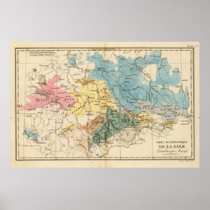 Póster Mineralogique saxe